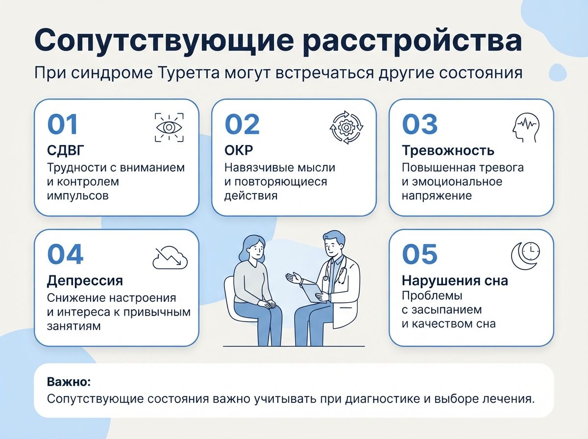 Лечение синдрома Туретта в Надыме инфографика
